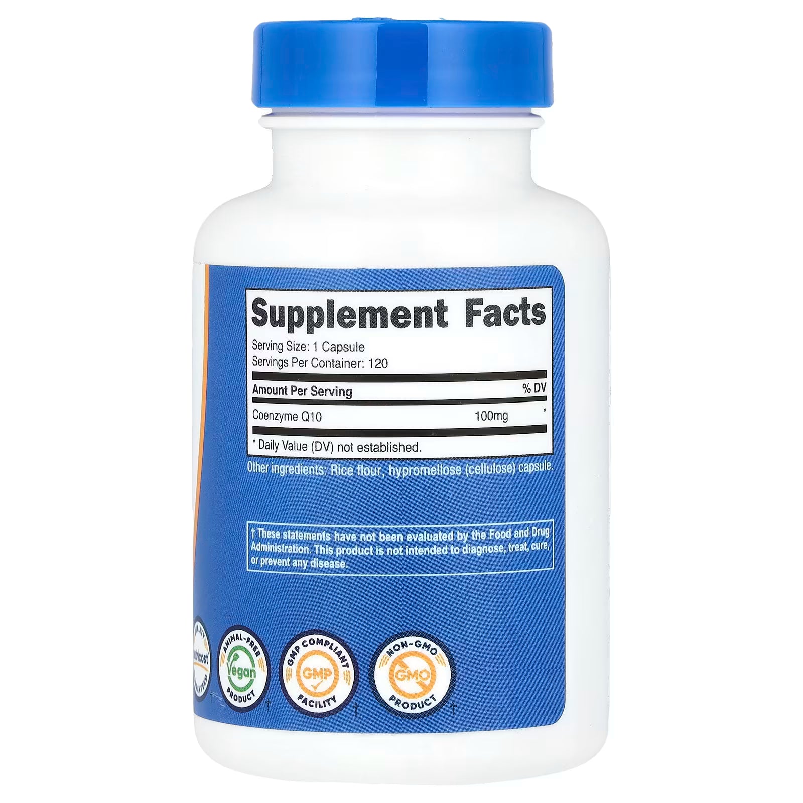 Nutricost, CoQ10 , 100 mg, 120 Capsules