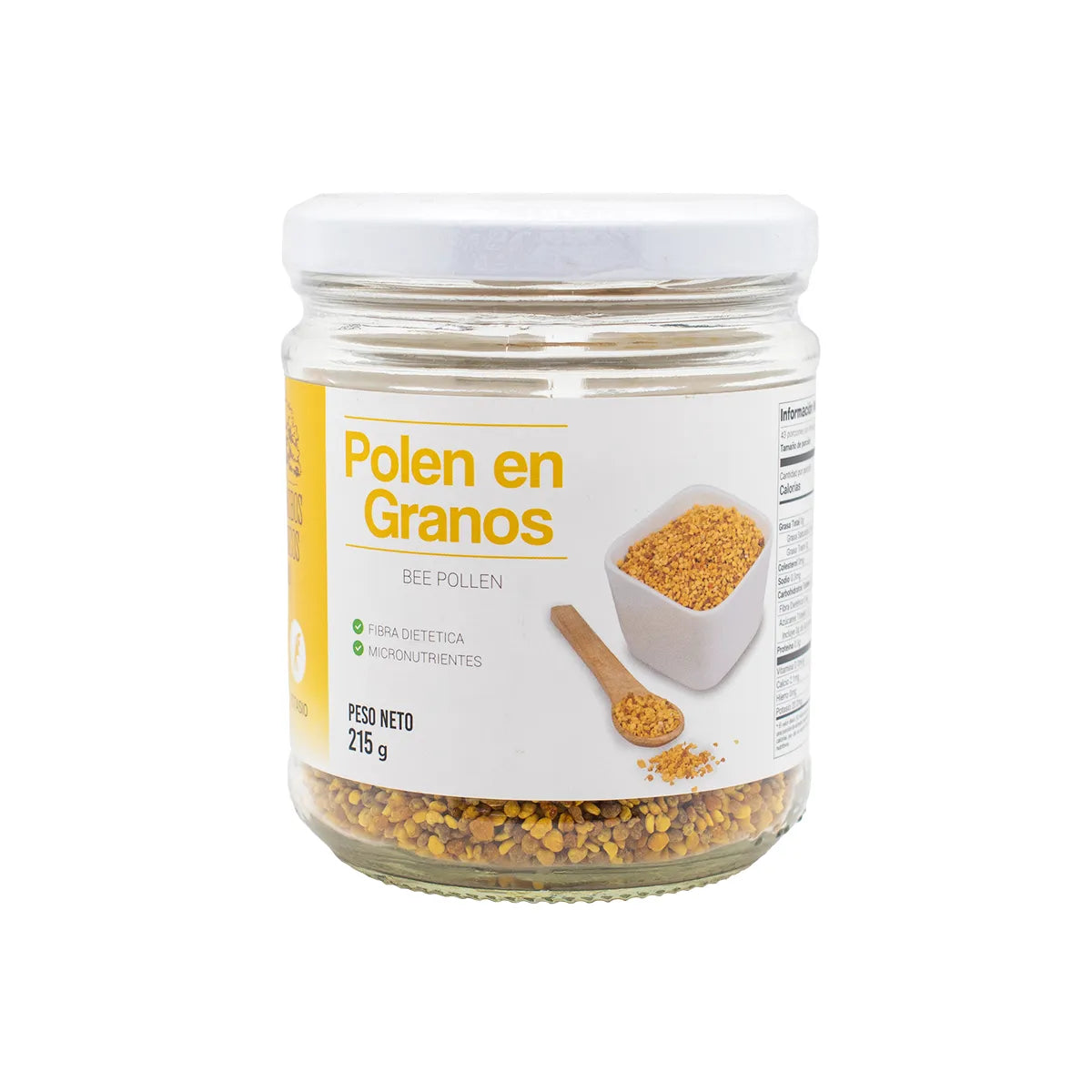 POLEN EN GRANOS ALGARROBOS ORGANICOS 215g