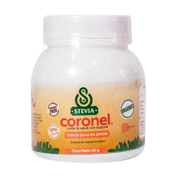 STEVIA PURA EN POLVO CORONEL 50GR