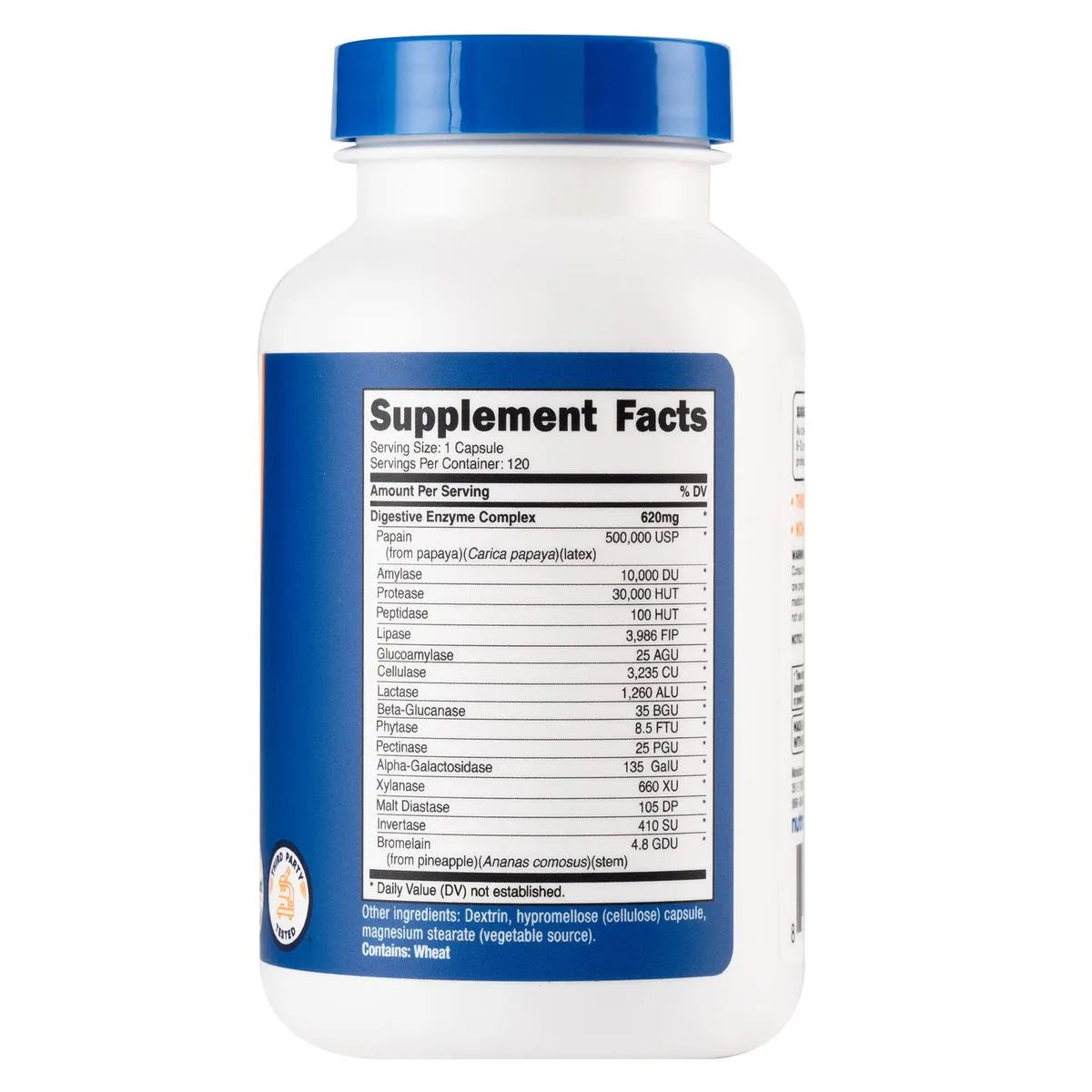 ENZIMAS DIGESTIVAS NUTRICOST X620MG X120CAPS