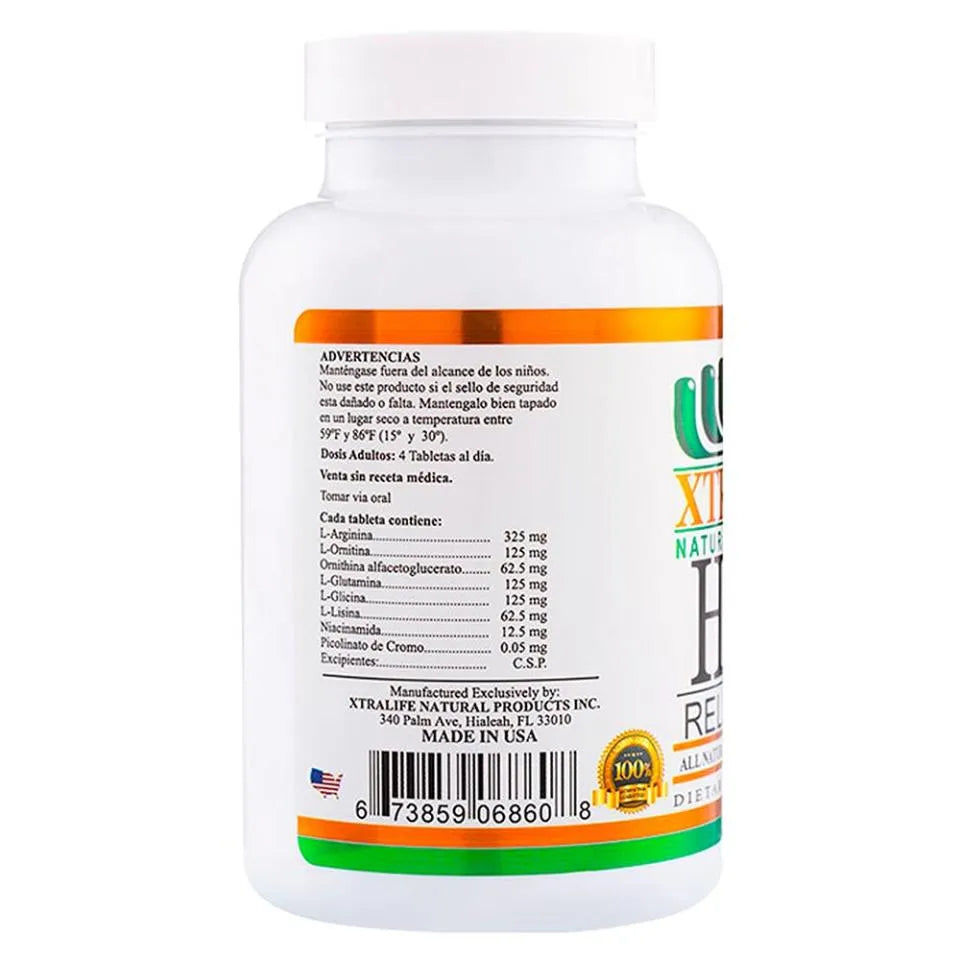 HGH XTRALIFE X120TABLETAS