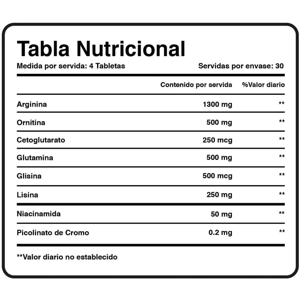 HGH XTRALIFE X120TABLETAS