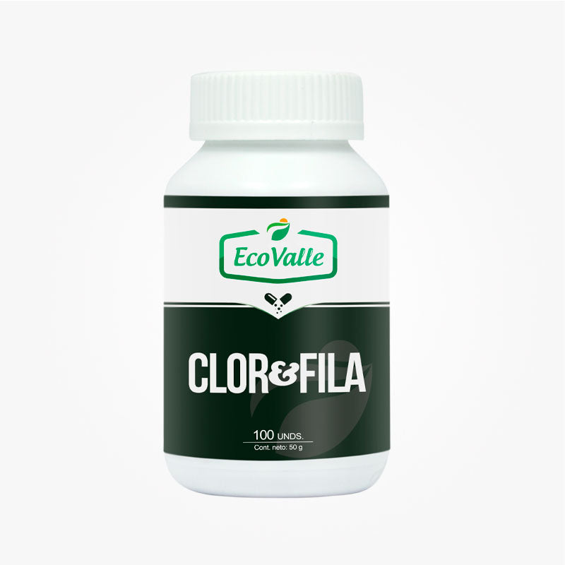 Clorofila de 500mg c/u x 100 cáps.