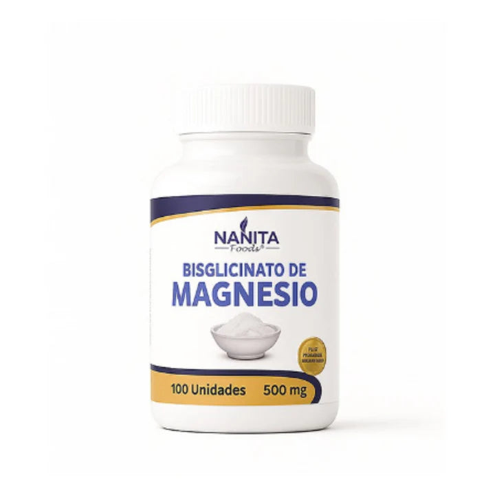 Bisglicinato de Magnesio en Cápsulas 500 mg x 100 cáps. - Nanita