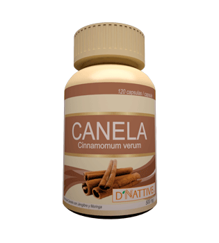 Canela en Cápsulas 500 mg x 120 CÁPS.