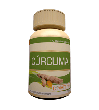Cúrcuma con Pimienta Negra y Kión en Cápsulas 500 mg x 100 CÁPS - DNATTIVE
