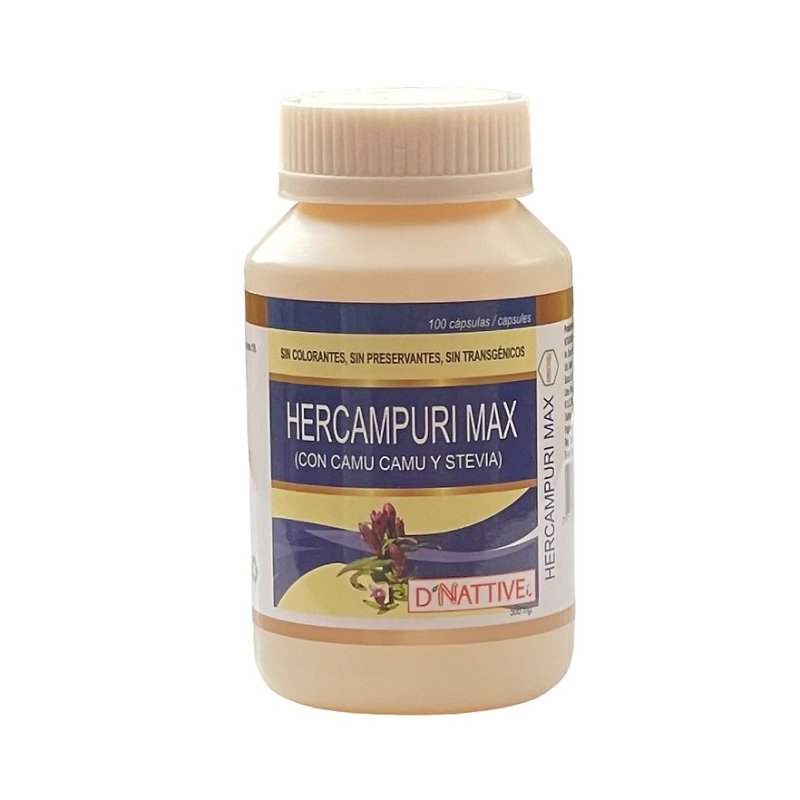 Hercampuri Max en Cápsulas 500 mg x 100 cáps - DNattive