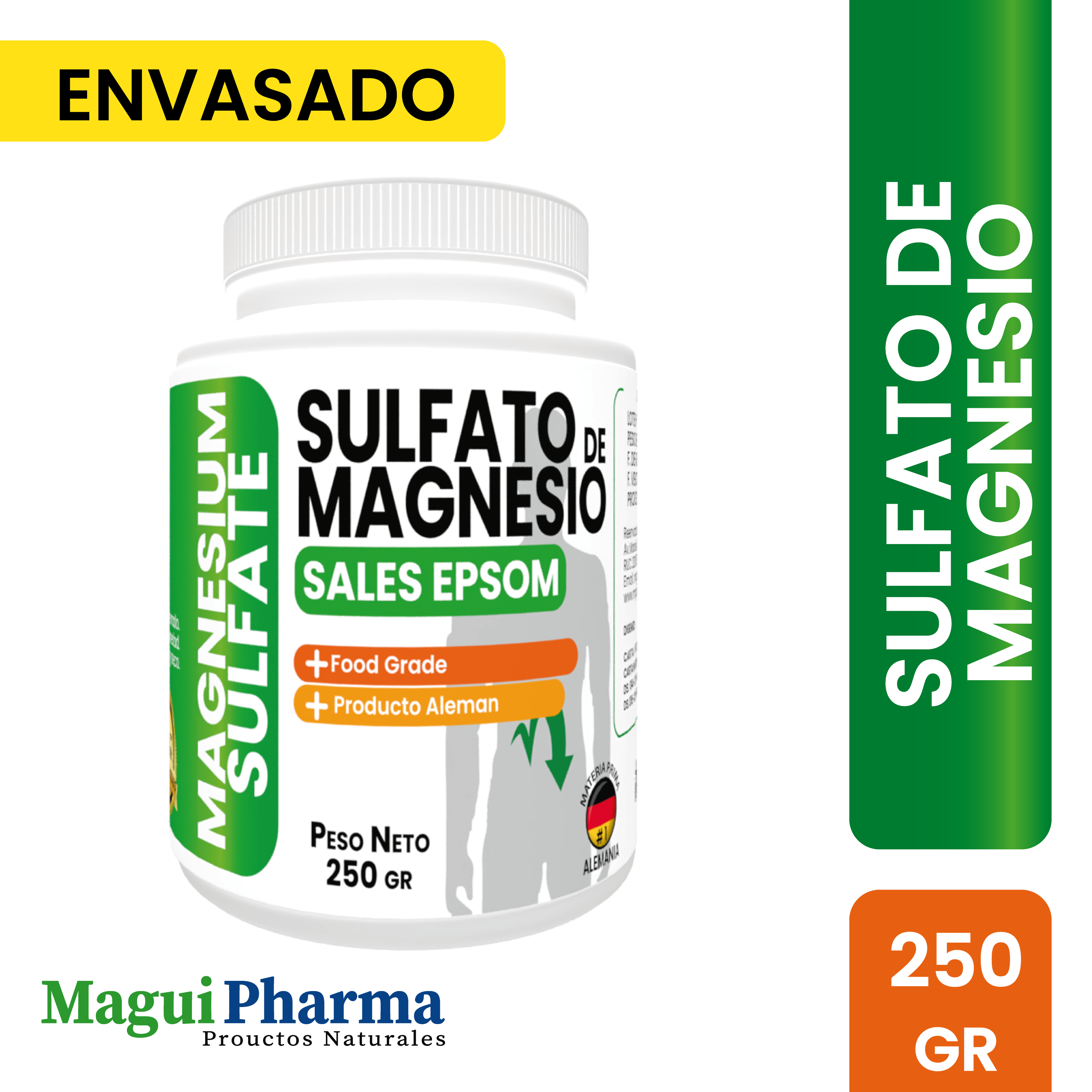Sulfato de Magnesio 250 gr