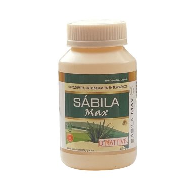 Sábila Max en Cápsulas 500 mg x 100 CÁPS - DNattive